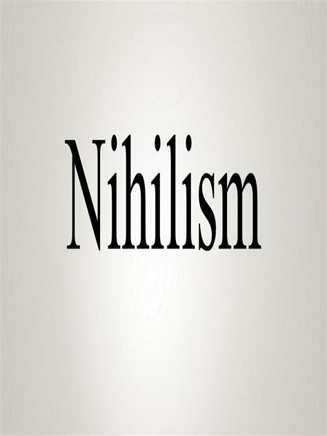 how to pronounce nihilism